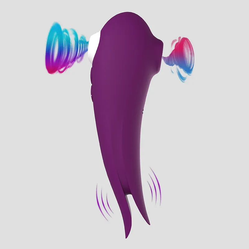 Vibratore del clitoride del punto G, stimolatore del vibratore della lingua, giocattoli adulti del sesso del clitoride del clitoride leccato morbido per la coppia del sesso orale del capezzolo femminile