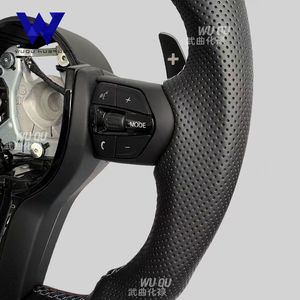 Volante de Cuero Negro Warrior para <span class=keywords><strong>BMW</strong></span> F10 F30 F20 F31 F36 M X3 X4 X5 M3 M5 M6 F01 F02 F06 F07 F12 F14 F22 F31 F80 - Product Image 3