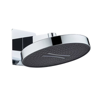 Pommeau de douche rond de luxe grand format 30 cm, expérience spa, panneau supérieur moderne et durable anti-colmatage pour une couverture complète de la salle de bain
