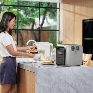 Station d'alimentation portable Delta 3 1500 1800w UPS avec générateur solaire et station de charge - Product Image 4