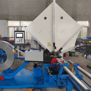 Máquina de Fabricación de Conductos de Aire en Espiral de Acero Galvanizado, Eléctrica y Duradera, con Motor de 5.5KW 380V - Product Image 4