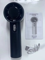 Ventilateur portable USB 2026 Pro Turbo à 100 vitesses réglables avec écran numérique LED, débit d'air et support OEM
