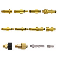 Adaptateur de lance à mousse pour nettoyeur haute pression, canon à mousse, buse à mousse, en aluminium et acier inoxydable, raccord mâle 1/4 pouce
