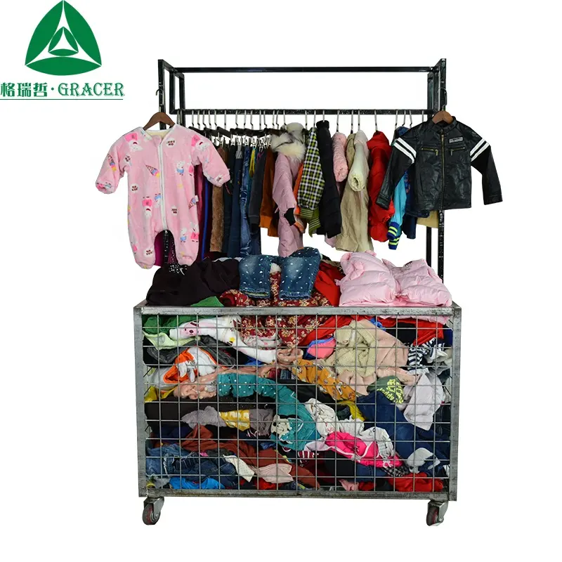 Hot sales baby clothes winter second hand children used clothes