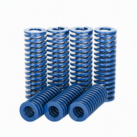 Ressort de compression rectangulaire TL bleu pour matrices, diamètre extérieur 40 mm, 65Mn JIS B 5012, pour matrices d'emboutissage et moules en plastique