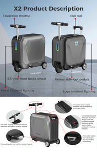Maleta inteligente eléctrica de 5.5 pulgadas con batería extraíble - Product Image 3