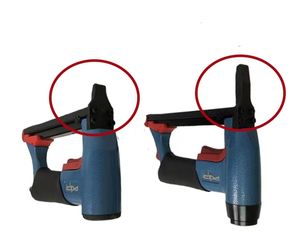 XJP 8016 <span class=keywords><strong>Agrafeuse</strong></span> pneumatique portable haute Performance <span class=keywords><strong>pour</strong></span> meubles en bois Canapé et matelas <span class=keywords><strong>Cloueuse</strong></span> polyvalente Brad - Product Image 1