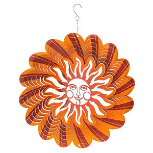 Sanat yaratıcı tasarım noel dekorasyon süs özel Metal bahçe rüzgar avcısı - Product Image 1