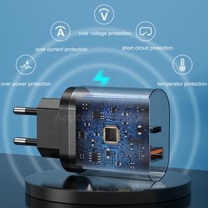 Cargadores USB C de 20 W, Baterías y Fuentes de Alimentación para <span class=keywords><strong>iPhone</strong></span> 13 <span class=keywords><strong>12</strong></span> <span class=keywords><strong>Pro</strong></span> Tipo C 3.0 PD, <span class=keywords><strong>Carga</strong></span> Rápida para Teléfono Xiaomi, Cargador Rápido - Product Image 3