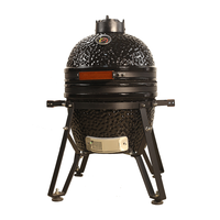 Fournisseur direct de Kamado en céramique, usine de grills en céramique, barbecue d'extérieur en forme d'œuf, vente en gros, 16 pouces, barbecue au charbon de bois pour fumage, usage commercial