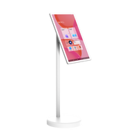 Pantalla Táctil LED de Alta Definición Innchip de 21.5 Pulgadas con Android 15, 6+128GB, Blanca, con Batería, para Tiendas Minoristas y Centros Comerciales