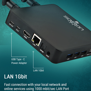 Ugoos AM9 PRO S905X5-J 4G 64G TV Box Android 14 DDR5 Quad Core Reproductor Multimedia 2.4G+5G Wifi 4K BT Control Remoto por Voz Smart Set Top Box STB - Product Image 3