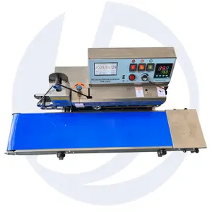 Plastic Bag Band Sealer BEST Continuous PM2000 Expiry inkjet Date Printing Sealing Machine