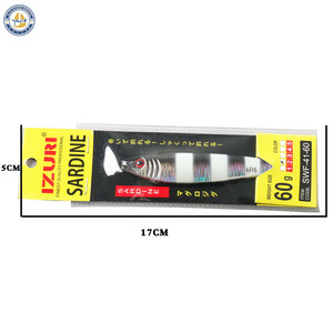 Señuelo de Pesca Tipo Cuchara de 60g, Cebo Metálico para Pesca de Lubina, Señuelo para Pesca de Fondo - Product Image 3