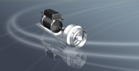 Aigle puissance Moteur PM56-105 KV185 l'assemblée PA Série Moteur Brushless multifonctionnel Pour Sans Pilote bateau USV