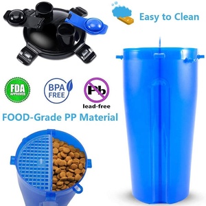 Fancy 700ml Sports Outdoor Dual Compartimiento <span class=keywords><strong>Doble</strong></span> Boca Multifunción <span class=keywords><strong>Shaker</strong></span> Botella de agua con malla - Product Image 3