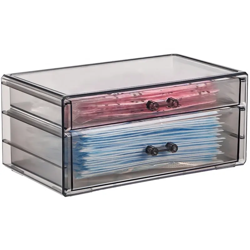 Maske saklama kutusu toz önleme ev günü masası giriş geçici saklama kutusu çekmece tipi saklama kutusu