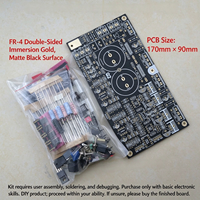 Modul Pengeras Suara Q2 Power Amplifier Board HiFi Kelas AB Stereo Audio Amplifier dengan Output Transistor MOSFET, Kit DIY Diskrit untuk Speaker Rumah