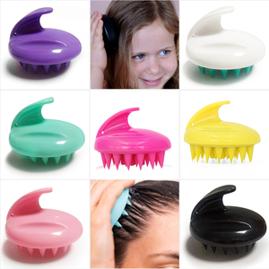 Brosse de massage du cuir chevelu en silicone, peigne à shampoing, brosse de lavage des cheveux, brosse de massage corporel, brosse de bain et de douche, outil de coiffure pour salon - Product Image 6