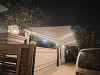 Couverture de balcon étanche à toit pliant rétractable de Pergola motorisée à Cassette complète de haute qualité pour pavillon directement de l'usine