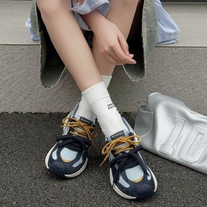 Baskets Chunky en Cuir Véritable et Maille Respirante pour Femme 2025 – Semelle Épaisse – Idéales pour la Course - Product Image 1