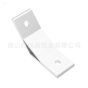 Chuangying Aluminum 135 Degree Internal Angle Bracket 4040 Profile Connector Polished Surface L Shape Corner Brace - Product Image 3