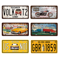 Letreros Metálicos Pintados Vintage para Decoración del Hogar - Estilo Retro Cola con Diseño Personalizado, Impresión Digital y Acabado Oxidado