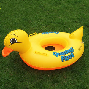 Flotador Inflable de Pato 85x50cm con Asa para Niños, Uso en Piscina - Product Image 1