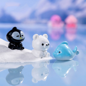 Miniatures d'animaux marins en résine, figurines d'aquarium, ornements et décorations pour aquarium DIY, pot de fleurs, micro-jardin féerique, maison de poupée - Product Image 4