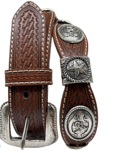 Cinture in Vera Pelle con Borchie a Stella e Gallo dalla Fabbrica di Cinture Cinese - Product Image 6