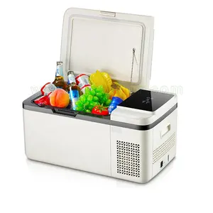 Portable Electric Home Refrigerator Portable Car Freezer China Wholesale 40L Dc 12v 24v Black R134a Rechargeable Universal