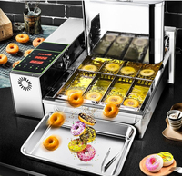 Petite entreprise 4 lignes 6 lignes Mini machine à beignets automatique Machine à beignets Machine à beignets
