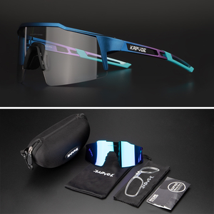 <span class=keywords><strong>Gafas</strong></span> <span class=keywords><strong>de</strong></span> Sol Deportivas Fotocromáticas UV400 para Ciclismo al Aire Libre, Lentes <span class=keywords><strong>de</strong></span> Moda para Bicicleta - Product Image 1