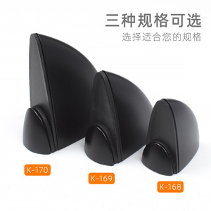 Support de fixation en verre réglable en métal Boluoni Eagle Beak pour étagère et cloison, noir - Product Image 3