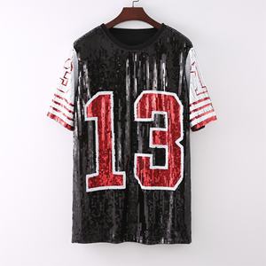 All'ingrosso della fabbrica personalizza paillettes greco AKA Delta Sororities donne in paillettes Jersey <span class=keywords><strong>vestiti</strong></span> - Product Image 3