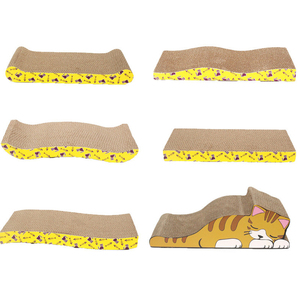 Terlaris Kustom Papan Cakar Kucing Bergelombang Papan Cakar Kucing Ramah Lingkungan Papan Penggaruk Catnip - Product Image 3