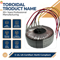 Özelleştirilmiş Tek Fazlı Flyback Alüminyum ve Bakır Güç Trafosu 10kVA 220V Giriş 480V Çıkış 50/60Hz