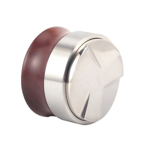 Mango de madera de nogal Profundidad ajustable Espresso Tamper Nivelador - Product Image 3