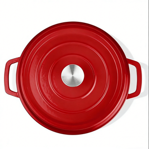 Ensemble de casseroles en <span class=keywords><strong>fonte</strong></span> avec revêtement céramique antiadhésif, <span class=keywords><strong>cocotte</strong></span> en émail, pour soupe, ragoût, bouillon, cuisson, faitout - Product Image 4