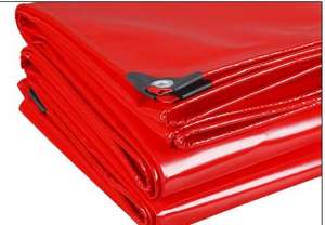 LVJU भारी शुल्क निविड़ अंधकार पाली तिरपाल 18 Oz पीवीसी तिरपाल कपड़े Vinyl टीएआरपी - Product Image 2