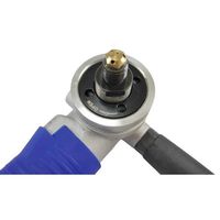 5000 tr/min interrupteur marche/arrêt échappement latéral eau humide Air ponceuse pneumatique polisseuse meuleuse avec 3 ",4" (75mm,100mm) tampon pour pierre