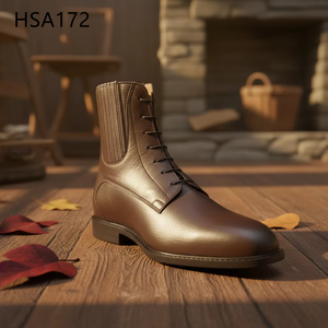 HY,Business Travel Middle Cut Point Toe Brown Dress <strong>Shoes</strong> French Classic Heel Zipper Design Office <strong>Shoes</strong> Popular in <strong>UK</strong> HSA172 - Product Image 2