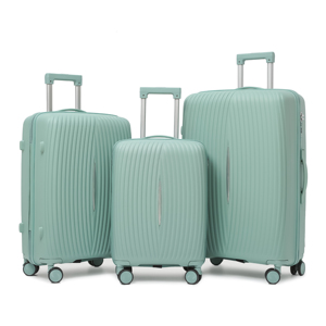 Large Luxury Modern 3pcs PP Luggage Suitcase <strong>Trolley</strong> Bags 20/24/28inch Casters Lock Drawbars ROHS Certified Travel - Product Image 5