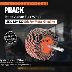 Ttake Abrasive Flap Wheel 25x3 Mm 120 Grit For Metal Grinding - Product Image 3