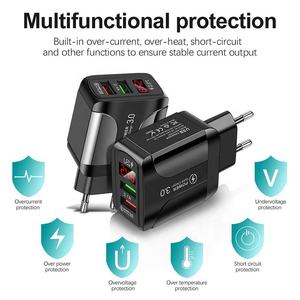 อะแดปเตอร์ชาร์จเร็วแบบดิจิตอล 2USB รุ่นใหม่ 5V4.1A QC3.0 รองรับปลั๊ก US EU UK สำหรับโทรศัพท์มือถือ - Product Image 4