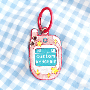 Porte-clés mousqueton brodé de qualité supérieure, patch personnalisé en tissu 3D, écologique, motifs Anime, Panda, Chien, Rectangulaire, vente en gros - Product Image 5