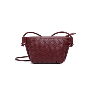 <span class=keywords><strong>Borsa</strong></span> a <span class=keywords><strong>tracolla</strong></span> mini intrecciata fatta a mano da donna, retrò, tinta unita, a forma di dumpling, portamonete, piccola pochette a <span class=keywords><strong>tracolla</strong></span> in pelle intrecciata, <span class=keywords><strong>borsa</strong></span> carina - Product Image 1