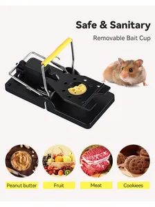 Mousetrap Bait Rodent Reusable Rat Catching Mice Mouse Traps Plastic