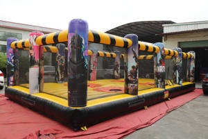 Équipement portatif gonflable extérieur de terrain de jeu d'arène de terrain de football de nouvelle conception-terrain de football et <span class=keywords><strong>château</strong></span> - Product Image 4