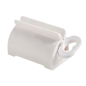 White Plastic Bathroom <b>Tube</b> <b>Squeezer</b> Dispenser for <b>Toothpaste</b> Manual <b>Toothpaste</b> <b>Squeezer</b> Household <b>Toothpaste</b> <b>Squeezer</b> - Product Image 1